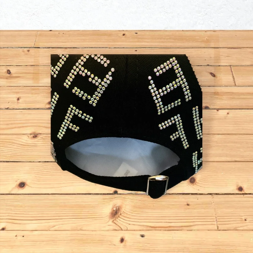 (NWT) Rhinestone Cap Initial FF - Picture 3 of 3